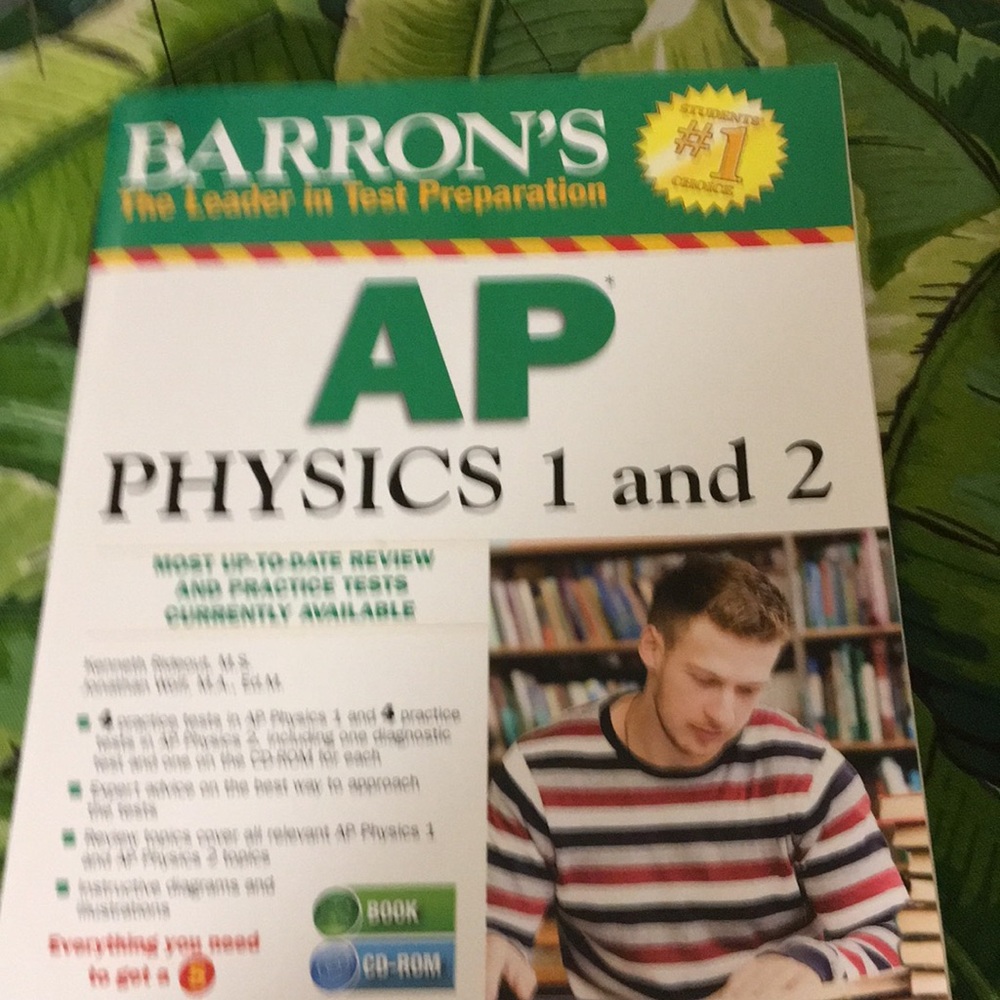 2015 Barrons AP physics 1 and 2